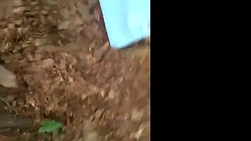 Teen slut takes public facial!