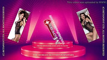 I’m overwhelmed watching 3 guys tie up pierced teen Stella-Lou with foil and pound her hard in a wild gangbang.