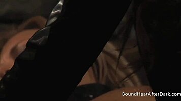 oh wow, that innocent girl is chained up in bdsm fun with her mistress