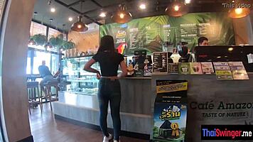 Does this Asian teen enjoy her boyfriend's thrusts?