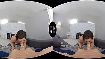 vrallure discovers intense foot fetish liking