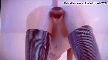 teen asian shy 3d girl gets anal 😳