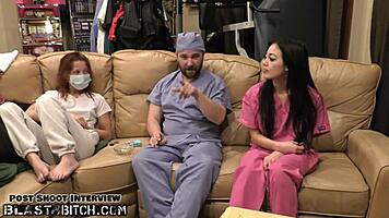 Descriptive Blast of Cum in Blaire Celeste's Pussy at Hospital