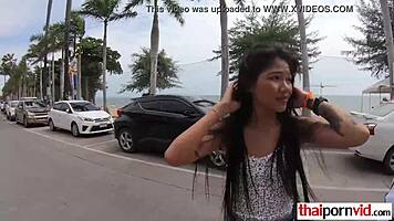 Young Thai Girl Rides Monster Cock