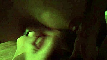 The babysitter is sucking cock and giving a handjob, so naughty!