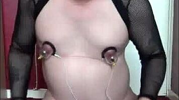 Bisexual Crossdresser Mark Wright Tries Electro T, Gets Turned On