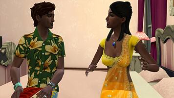 The brother feels intense shock catching his sister in private self-pleasure