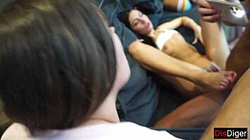 Home sex orgy with trans and men for friends birthday