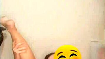 young bride moans on hairy boyfriend's cock