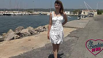 melany, 23, is a big pervert outdoors with small tits 😈