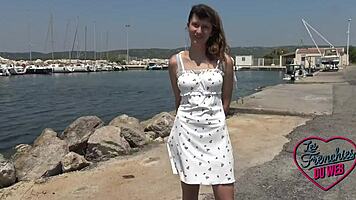 melany, 23, is a big pervert outdoors with small tits 😈