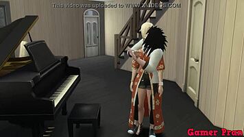 i can’t believe madara, the boss, keeps banging his employee’s tight ass at work, filling her up every single time in this wild anime scene.