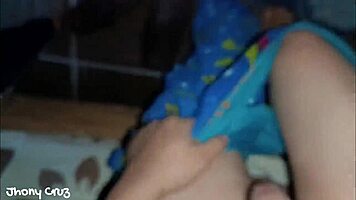 Mature milf rides big black cock in doggystyle creampie