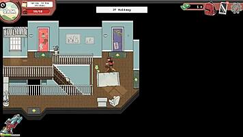 Nerdy Girl Gives Public Handjob In Library