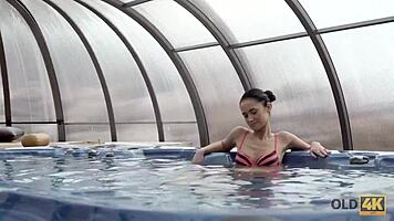 Old Man Spends Wonderful Time With Angie Moon!