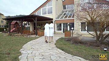 Old Man Spends Wonderful Time With Angie Moon!