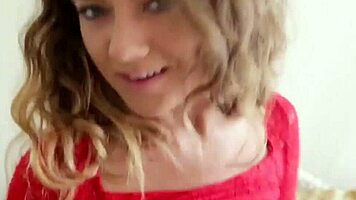 i watch this petite teen 18+ suck my cock and get a facial cumshot in pov.
