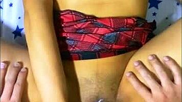 Petite Latina Teen Seduces Neighbor While Being Watched on Security Cameras