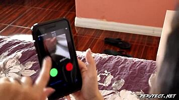 wife sneaks tinder hookup during husband's absence