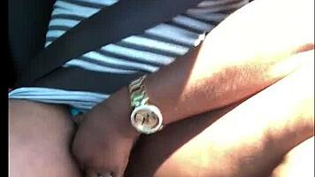 Intimate Car Striptease