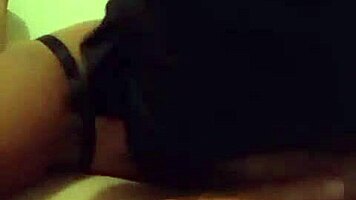 Submissive teen drools quietly on master's hard cock
