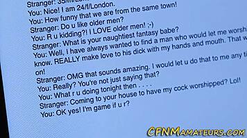pretty teen sucks in cfnm