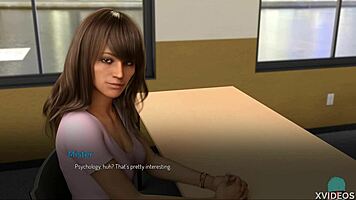 Bound Brunette Teen Meets Anna's Big Ass in College Game