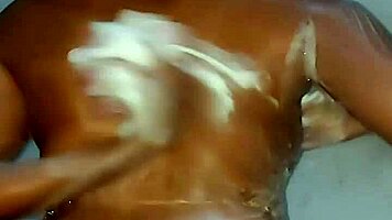 Stepmother Katy Katie's Hot Shower Shows Soft Jiggly Booty and Big Tits