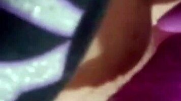 cute teen plays with toys alone