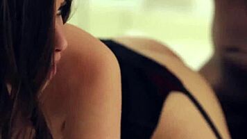 i'm riding this big black cock in lingerie, teen 18+ getting cumshot from monster dick in high definition interracial fun