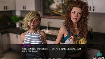 Charlotte's Gorgeous Breasts Bring Nursing Pleasure in College Scene