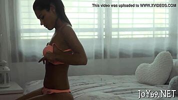 watch this legal teen rub her wet pussy until she cums hard. what do you think she'll do next?