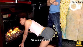 HUSBAND SOLVES WIFE'S LITTLE PROBLEM HARD