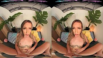 Vrallure gets wetter with toys in pov