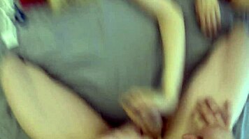 Pov blowjob and intense sex with shy russian tattooed skinny teen 18+ in red lingerie