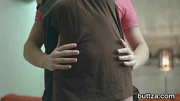 petite teen gets her gaping asshole poked hard