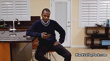 Black Coed Learns From Driving Instructor