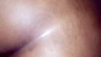 Young girlfriend and friend fuck with big black cock while parents are away