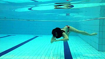 curvy asian brunette with pierced nipples gets fingered by petite latina amateur