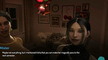 Aisha's Thicc Body Bound in College Roleplay