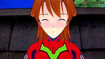 Asuka Fucking Mecha Suite Pov Neo Genesis Evangelion Short