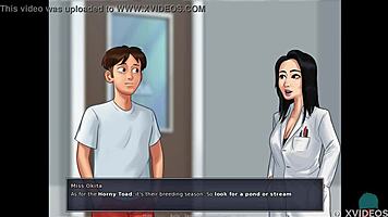 Summertime Saga 31 Busty Blonde Roxxy Shower