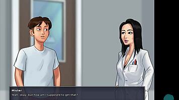 Summertime Saga 31 Busty Blonde Roxxy Shower