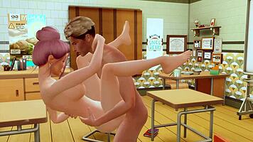 Cruel Teacher Punishes Student With Rough Anal And Deep Throat