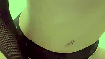 erotic teen 18+ with natural tits gets sexy in solo play