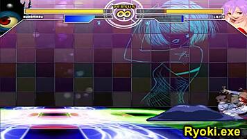 Kuromaru battles Lilith in intense fighter clash