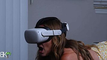 Wow, Stepmom Fooled by VR Gamer Stepson! How Dumb Is She?