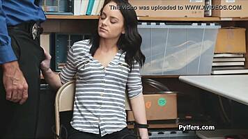 Avoid Jail Cock For Teen Pilfer With Hidden Cam Spying Blowjob Reality Prison