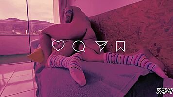 Step-sister's tattooed ass fucked deep and cums in anal!