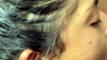 Latina teen deepthroats big BBC!